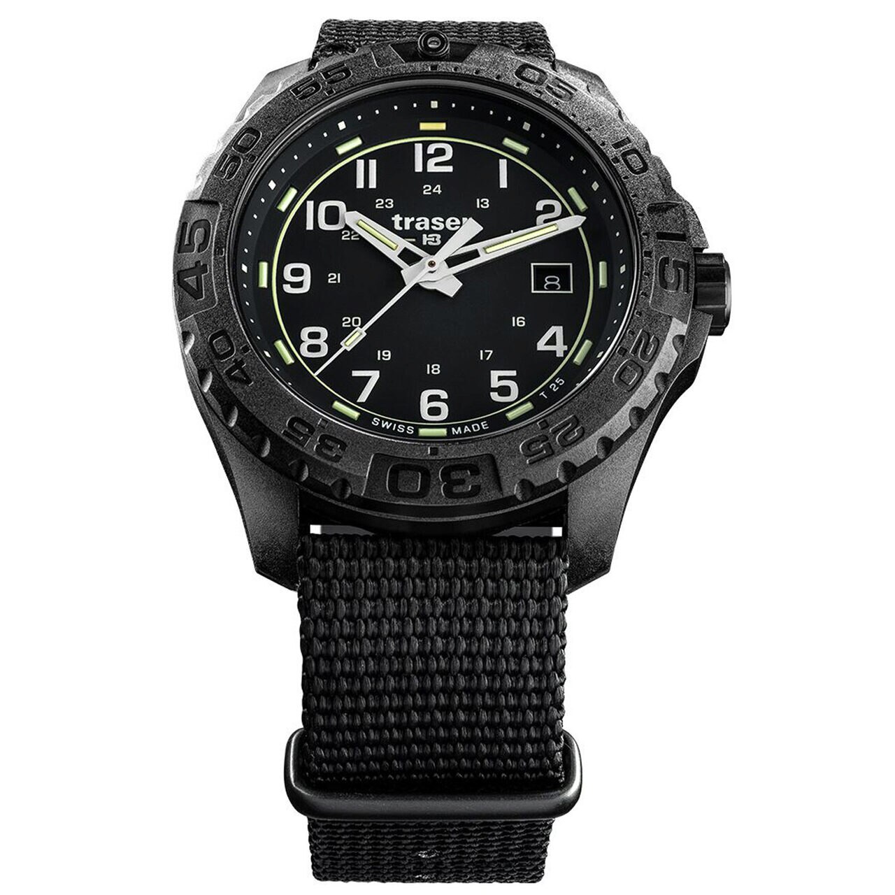 Ceas barbatesc Traser H3 108673 P96 OdP Evolution, 44mm, 20ATM, Negru
